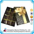 New Design Custom Luxury Chocolate Paper Box with golden hot stamping